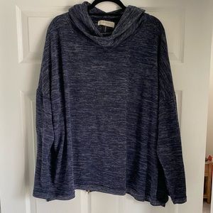 Arula (A Beautiful Soul) Dark Blue Sweater with zipper in back - Size BC - 22/24